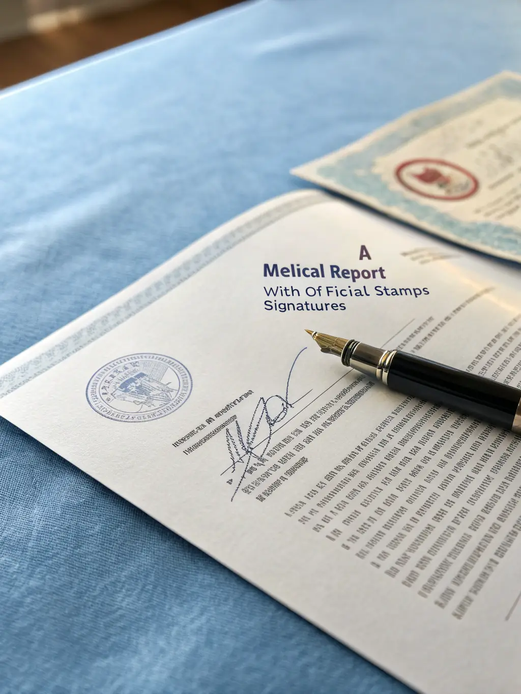 A detailed image of a historical document or artifact related to the Marius Lacroix Hospital, highlighting its significance and preservation.